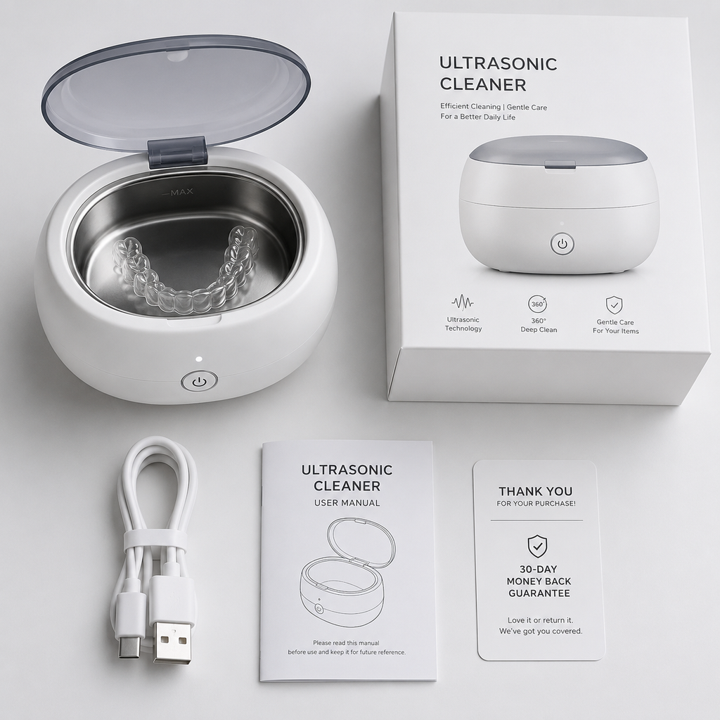 KOREL Ultrasonic Cleaner — Best Value Bundle (2× Cleaners + Free Microfiber Towel)